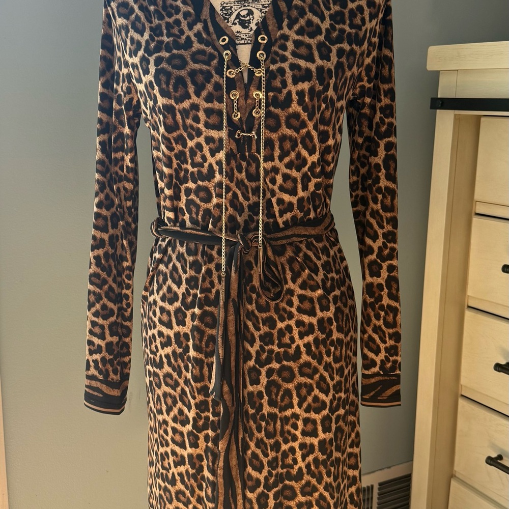 Michael Kors Leopard Print Dress